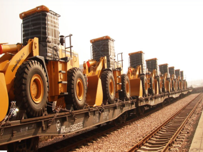 Railway transportation, Suzhou to Tashkent, Excavator project.
